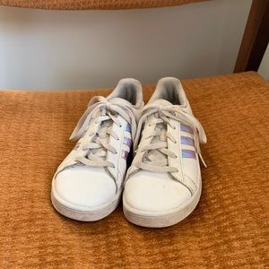 Girls adidas size 13 white